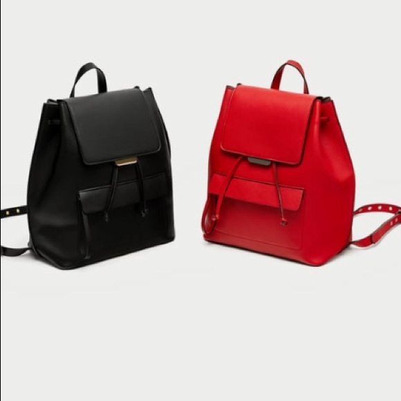 COPY - ZARA LEATHER BACKPACK BRAND NEW main image 5